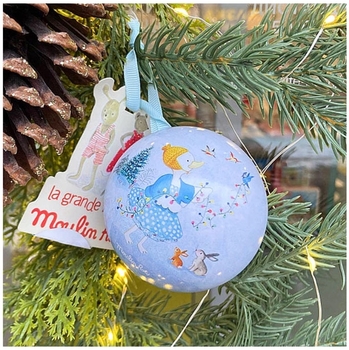 Игрушка на елку Moulin Roty, 7 см, голубой (632270/29789) - Pampik - 4