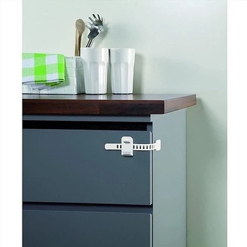 Замок багатофункціональний Reer, 3 шт., білий (72020/24757) - Pampik - 5