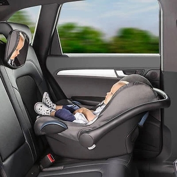 Дзеркало заднього виду Reer BabyView, сірий (86031/24766) - Pampik - 2