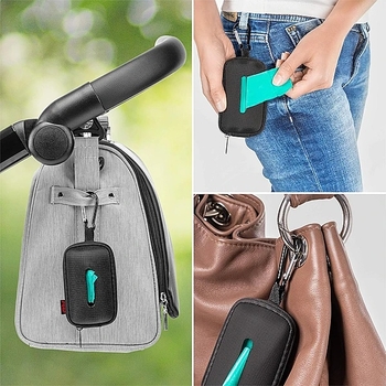 Чохол із пакетами для використаних підгузків Reer, ароматизовані, сірий (85011/29994) - Pampik - 6