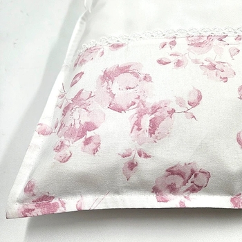 Наволочка NL Baby, 40х60 см, 2 шт., біло-рожевий (828+842/37911) - Pampik - 4