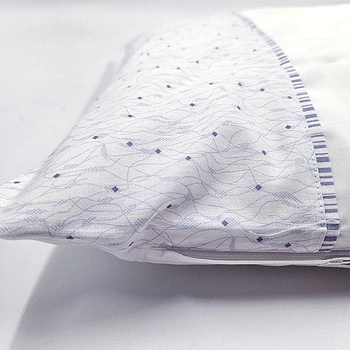 Наволочка NL Baby, 40х60 см, 2 шт., біло-блакитний (869+842/37912) - Pampik - 5