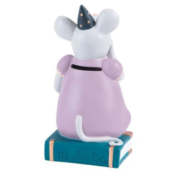 Скарбничка Moulin Roty Мишка, рожевий (664171/35141) - Pampik - 2