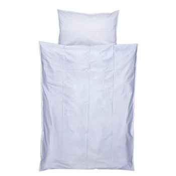 Комплект постільної білизни NL Baby, 140х100 см, біло-блакитний (851/37861) - Pampik