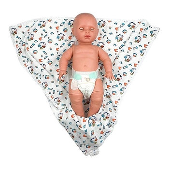 Пеленка фланелевая NL Baby Игрушки, 100х90 см, разноцветный (35134) - Pampik - 8