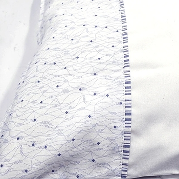 Наволочка NL Baby, 40х60 см, 2 шт., біло-блакитний (869+842/37912) - Pampik - 4