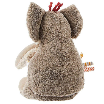 Игрушка мягкая музыкальная Moulin Roty Слон, серый (658043/23682) - Pampik - 2