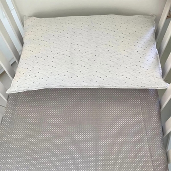 Наволочка NL Baby, 40х60 см, біло-блакитний (869+842/34639) - Pampik - 3