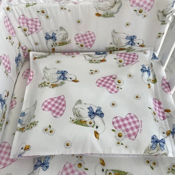 Наволочка NL Baby, 35х40 см, біло-рожевий (865/33332) - Pampik - 3