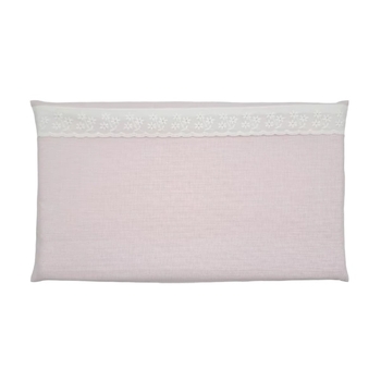 Наволочка NL Baby для латексної подушки, 21х37 см, клітинка, рожевий (803/22805) - Pampik