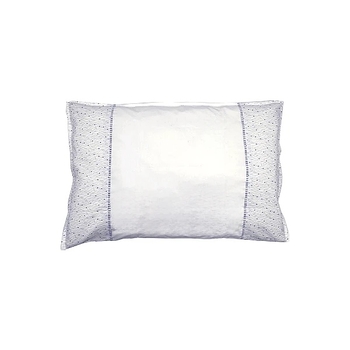 Наволочка NL Baby, 40х60 см, 2 шт., біло-блакитний (869+842/37912) - Pampik - 2