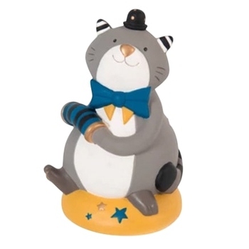 Скарбничка Moulin Roty Котик у капелюсі, сірий (666170/35138) - Pampik