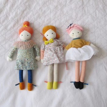 Іграшка м'яка Moulin Roty Лялька, рожевий (642515/19000) - Pampik - 2