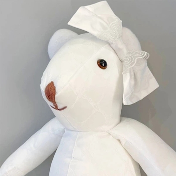 М'яка іграшка NL Baby Ведмідь, 38 см, білий (819/33311) - Pampik - 3