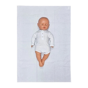 Пеленка водонепроницаемая NL Baby, 70х100 см, белый (0000/30448) - Pampik - 8