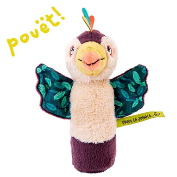 Погремушка мягкая пищалка Moulin Roty, 1 шт. в ассортименте (668000/32705) - Pampik - 2