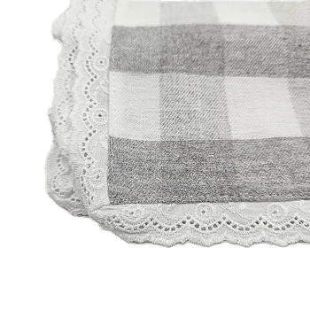 Пелюшка фланелева NL Baby, 80х80 см, біло-сірий (020/38367) - Pampik - 4