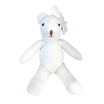 М'яка іграшка NL Baby Ведмідь, 38 см, білий (819/33311) - Pampik