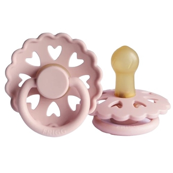 Пустышка латексная Frigg Fairytale X H.C. Andersen Thumbelina, круглая, size 1, 0-6 мес., розовый (000933) - Pampik