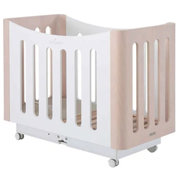 Ліжко електричне Micuna BBsitter, з маятником, 60х120 см, білий з бежевим (26950) - Pampik