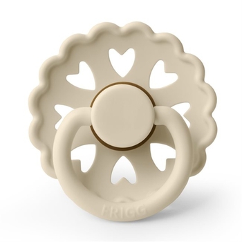 Пустушка латексна Frigg Fairytale X H.C. Andersen The Ugly Duckling, кругла, size 2, 6-18 міс., світло-бежевий (000932) - Pampik - 2