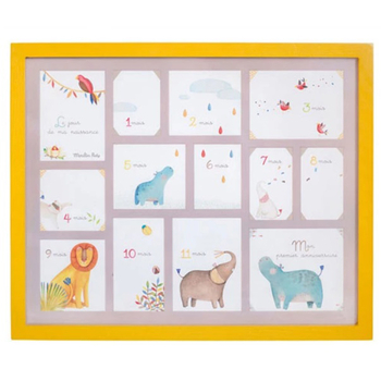 Фоторамка Moulin Roty, 50x41 см, жовтий (658134/26398) - Pampik