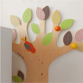 Вішак настінний 66x108 бежевий 658135 Moulin Roty - Pampik - 2