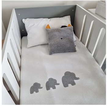 Подушка декоративная Moulin Roty Кот в шляпе, серый (666130/26421) - Pampik - 5