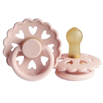 Пустушка латексна Frigg Fairytale X H.C. Andersen The Little Match Girl, кругла, size 1, 0-6 міс., пудровий (000923) - Pampik