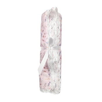 Пеленка велюровая NL Baby, 80х80 см, розовый (013/38365) - Pampik