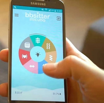 Ліжко електричне Micuna BBsitter, з маятником, 60х120 см, білий з бежевим (26950) - Pampik - 5