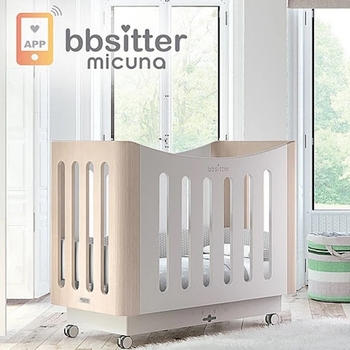 Ліжко електричне Micuna BBsitter, з маятником, 60х120 см, білий з бежевим (26950) - Pampik - 4