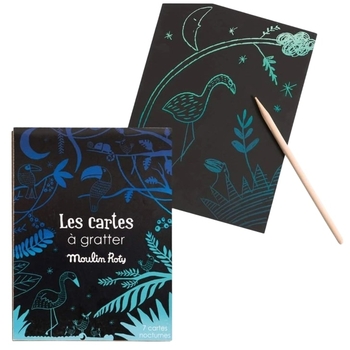 Книга-розмальовка скретч Moulin Roty (711241/24563) - Pampik - 3