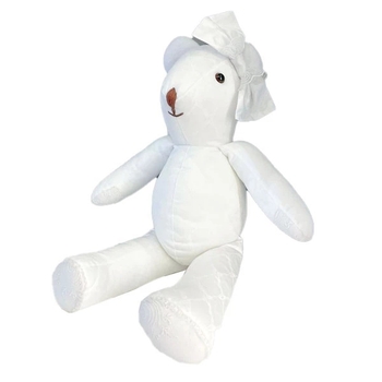 М'яка іграшка NL Baby Ведмідь, 38 см, білий (819/33311) - Pampik - 2