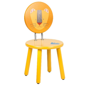 Стілець Moulin Roty Лев, 30х30x54 см, жовтий (658883/26406) - Pampik