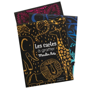 Книга-розмальовка скретч Moulin Roty (711241/24563) - Pampik