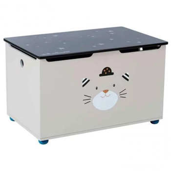 Комод для хранения Moulin Roty Кот в шляпе, 70x45x43 см, серый (666750/33280) - Pampik