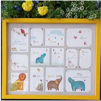 Фоторамка Moulin Roty, 50x41 см, жовтий (658134/26398) - Pampik - 2