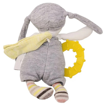 Погремушка мягкая грызун Moulin Roty Зайчик (663005/20268) - Pampik - 2