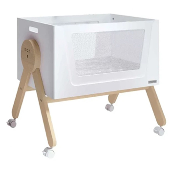 Колиска-трансформер Micuna Mini Swing, 85х52х67 см, білий з бежевим (MO-1864/26937) - Pampik