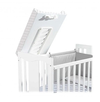 Дошка пеленальна відкидна Micuna Зірки сірі, 50х70 см, білий (CP-744/26986) - Pampik - 2