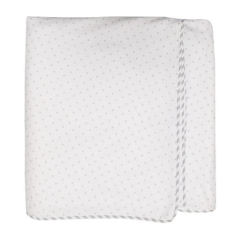 Полотенце-уголок NL Baby, 110х110 см, белый с серым (872/37598) - Pampik - 3
