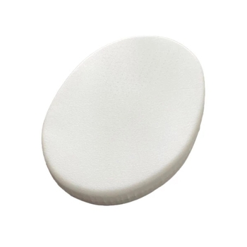 Простыня на резинке NL Baby, универсальная, овальная, трикотаж, 78х40 см, 2 шт., белый (001/31851) - Pampik - 2