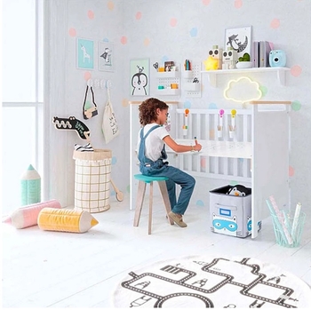 Стільниця для ліжка-трансформер Micuna Kit Desk, 117х58 см, білий (CP-1839/26988) - Pampik - 4