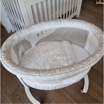 Простыня на молнии Micuna для люльки Smart, 60х53 см, 2 шт., белая (TX-1483/26909) - Pampik - 2