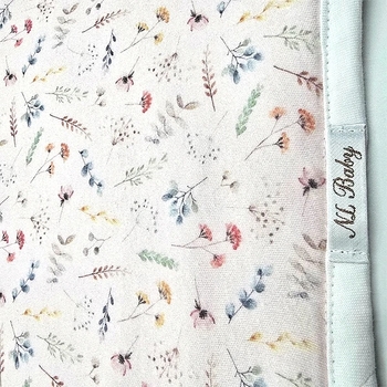 Рушник-куточок NL Baby в коробці, 75х75 см, білий з рожевим (014+019/38129) - Pampik - 3