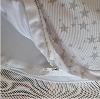 Простыня на молнии Micuna для люльки Smart, 60х53 см, 2 шт., белая (TX-1483/26909) - Pampik - 4