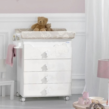 Комод пеленальний Micuna Dolce Luce, 93х79х49 см, білий (B-1673/29338) - Pampik - 3