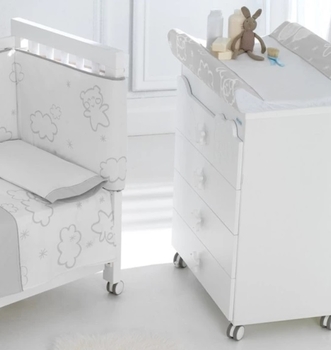 Комод пеленальний Micuna Dolce Luce, 93х79х49 см, білий (B-1673/29338) - Pampik - 4