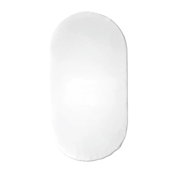 Простыня на резинке NL Baby, трикотаж, 65х30 см, белый (001/34725) - Pampik